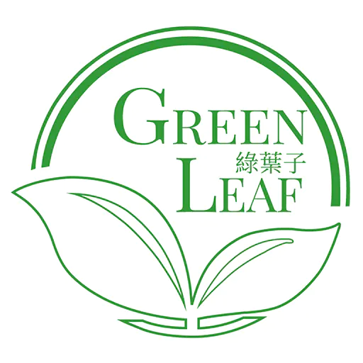 綠葉子綠色框線 Logo